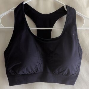 Sleek Dark Blue Sports Bra